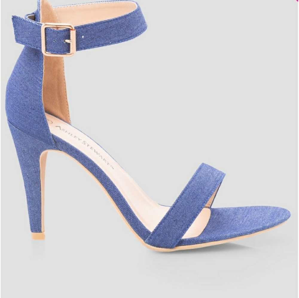 Denim Strappy Sandal - Picture 4 of 7